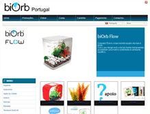 Tablet Screenshot of biorbportugal.com